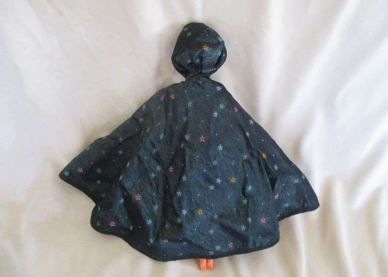 Collectable vintage 1960's Barbie clone doll made in Hong Kong in gorgeous dress and cape
