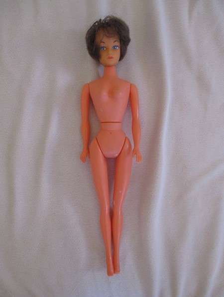 Collectable vintage 1960's Barbie clone doll made in Hong Kong in gorgeous dress and cape