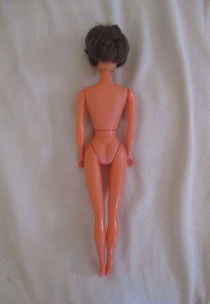 Collectable vintage 1960's Barbie clone doll made in Hong Kong in gorgeous dress and cape