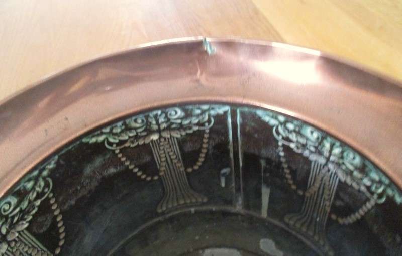 Circa 1903-1910 - antique large copper Art Nouveau Beldray, England jardiniere - awesome