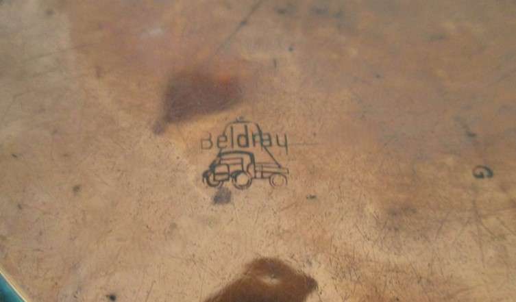 Circa 1903-1910 - antique large copper Art Nouveau Beldray, England jardiniere - awesome