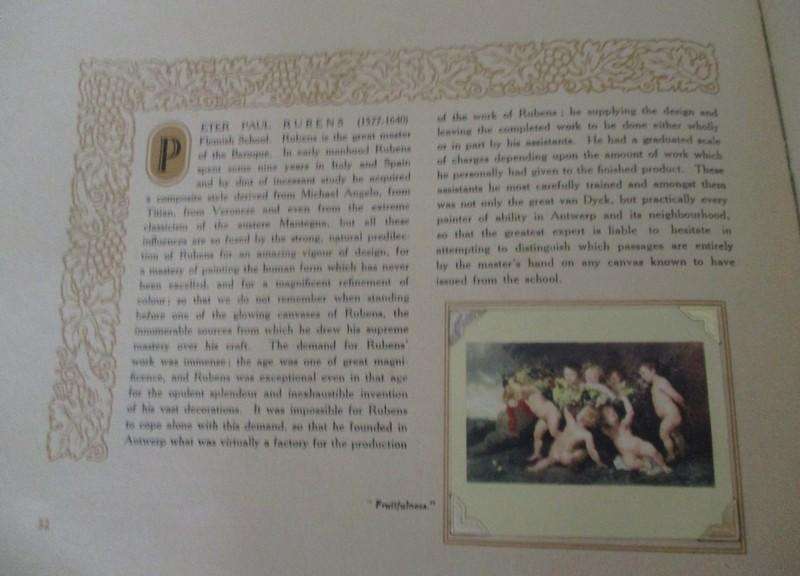 Vintage United Tobacco Company - Famous Works of Art - complete with 100 cards