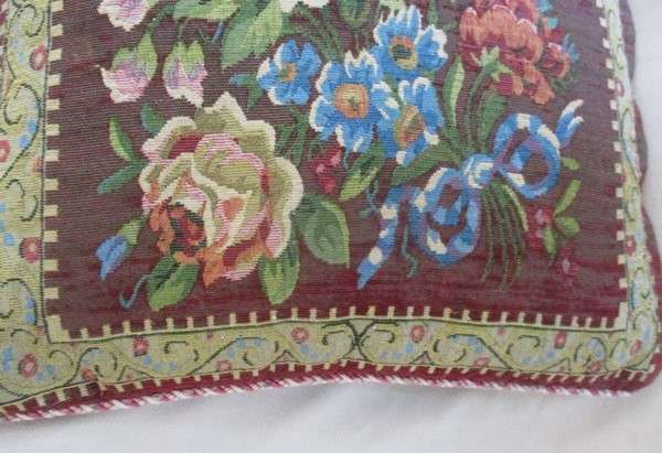 Vintage/antique  Belgium/French woven cushion - absolutely beautiful!