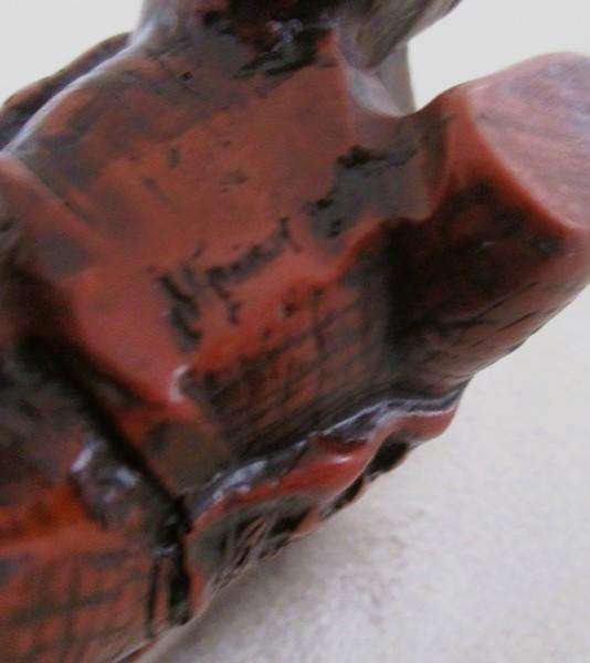 Decorative Indian kneeling elephant votive candle holder - signed