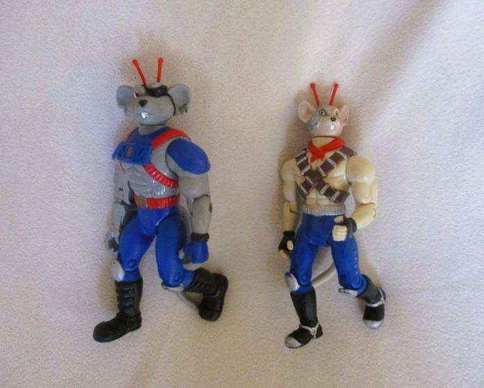 Let's Rock...and RIDE - Two vintage 1993 Biker Mice From Mars - Modo and Vinnie by Galoob