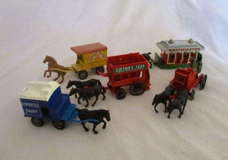 Five very collectable Lledo "Days Gone" Die Cast horse drawn carriages