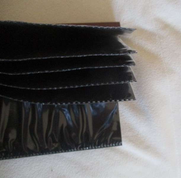 Quality rotating solid wood memento box for photos/postcards/cds/cards etc