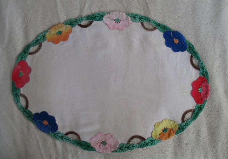 Four larger oval plus four nice-sized round hand made cloths for one price