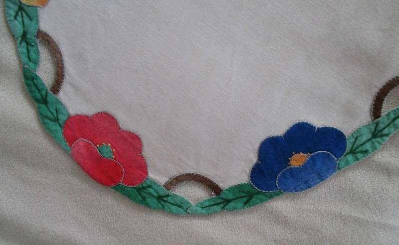 Four larger oval plus four nice-sized round hand made cloths for one price