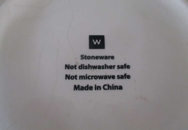 A large, cute Woolworths stoneware Miffy Bunny cookie jar