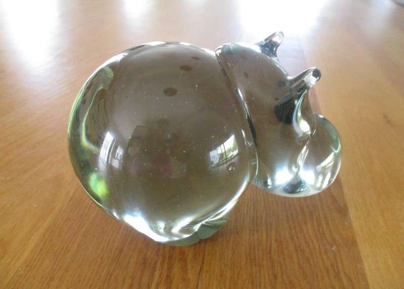 Large heavy Ngwenya hippo plus baby