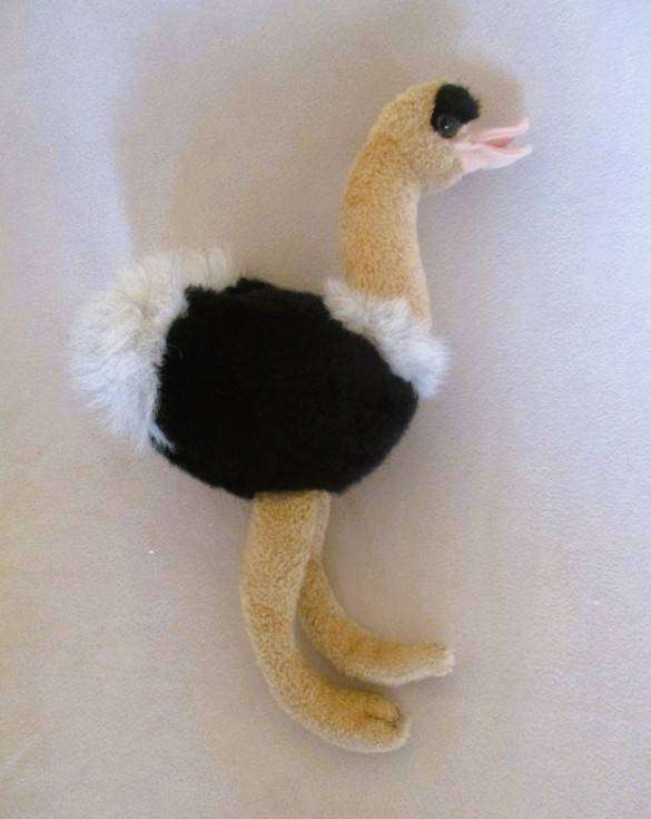 Collectable "Born in Africa"  Ostrich - love those eyes!