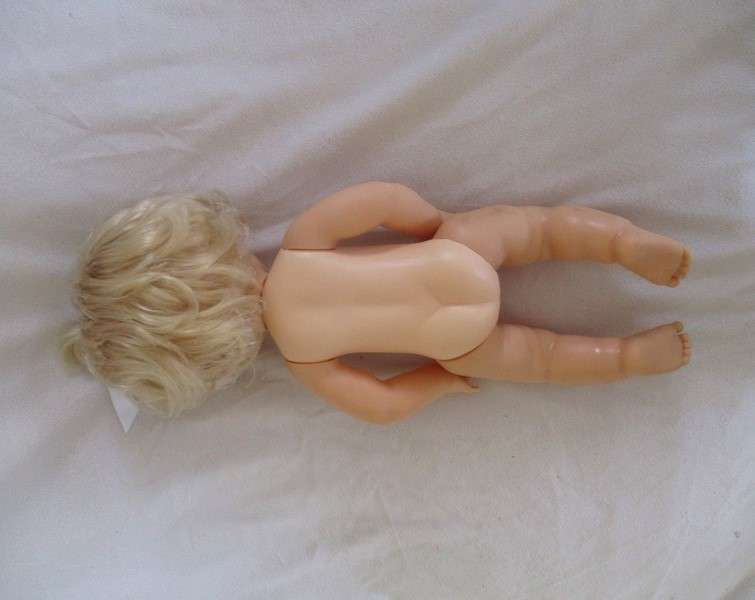 Beautiful Vintage 44cm tall First Love drink and wet doll in original dress