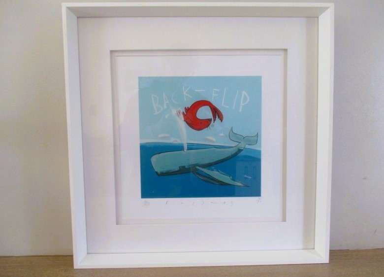 1. Limited edition framed, signed and numbered print (56/70) by  David Kuijers. Value R1500-R2000