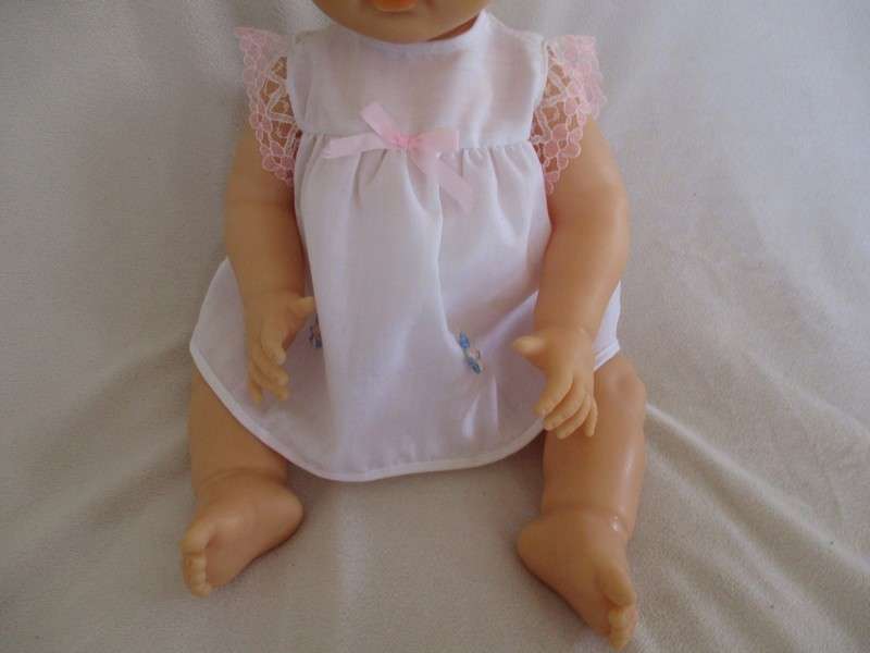 Beautiful Vintage 44cm tall First Love drink and wet doll in original dress