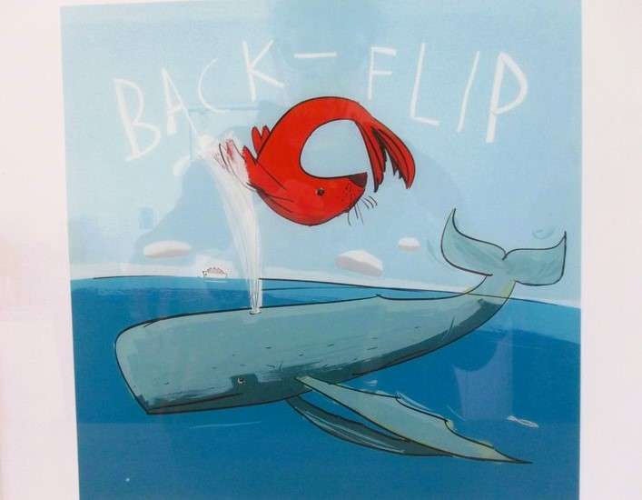 1. Limited edition framed, signed and numbered print (56/70) by  David Kuijers. Value R1500-R2000