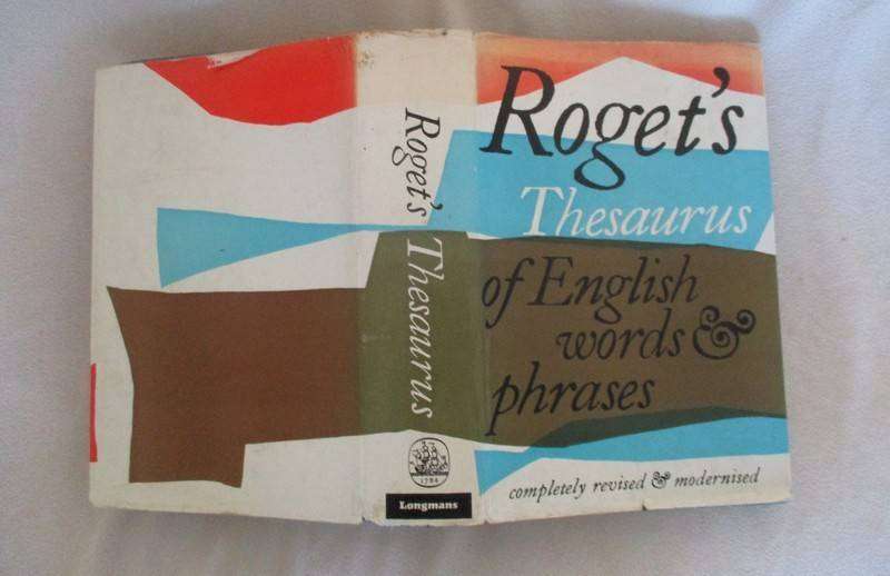 A lovely thick Roget's Thesaurus for crossword lovers