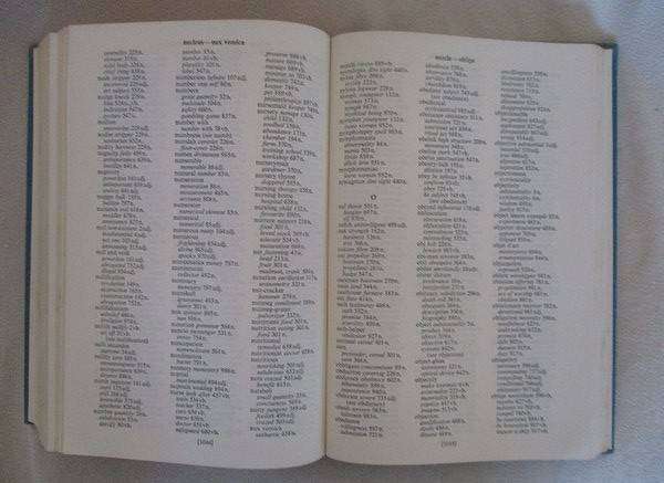 A lovely thick Roget's Thesaurus for crossword lovers
