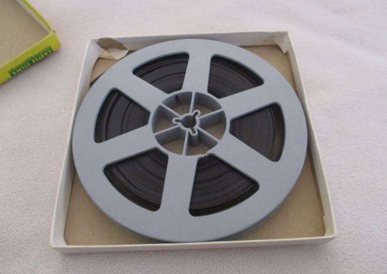 Two vintage Cartoon 8mm film reels in original boxes - Bugs Bunny and Woody Woodpecker