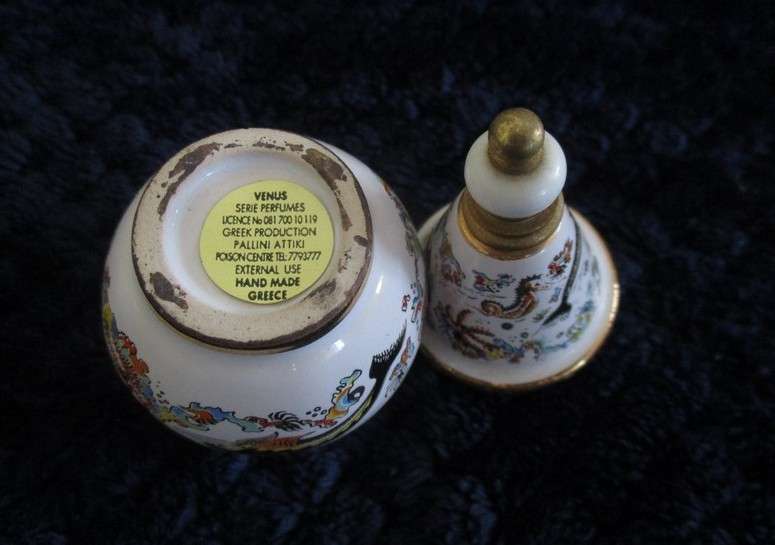 A vintage Pallini Attiki Venus series, Greece perfume bottle to add to your collection