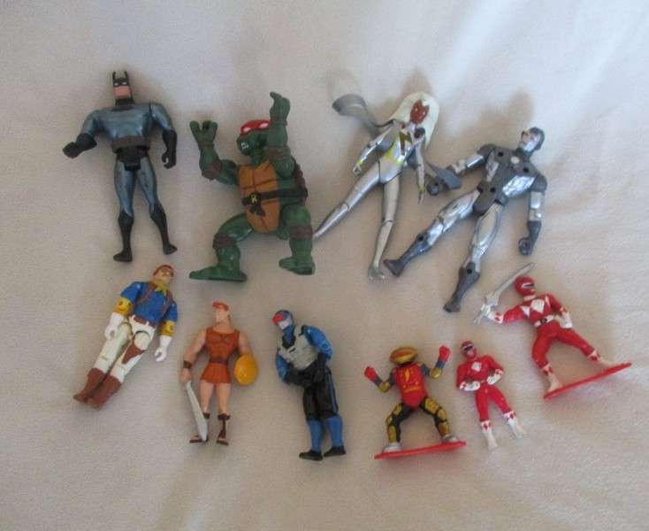 Bargain!!  Batch of ten collectable Action Figures