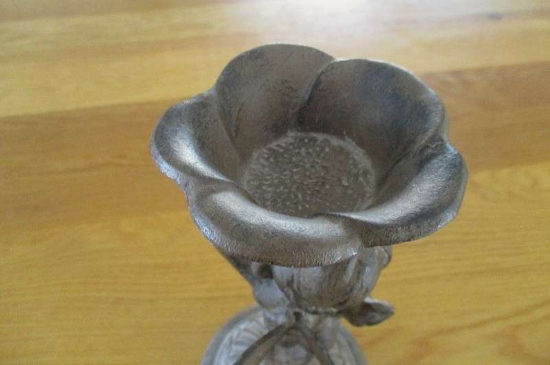 For SBenden only - Antique very heavy cast iron angel/cherub