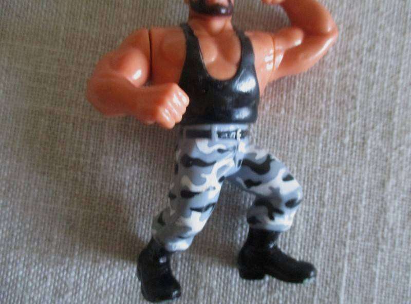 Vintage 1991 Hasbro WWF figure - Bushwacker Luke