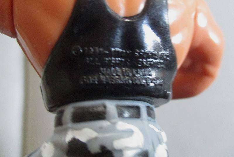 Vintage 1991 Hasbro WWF figure - Bushwacker Luke