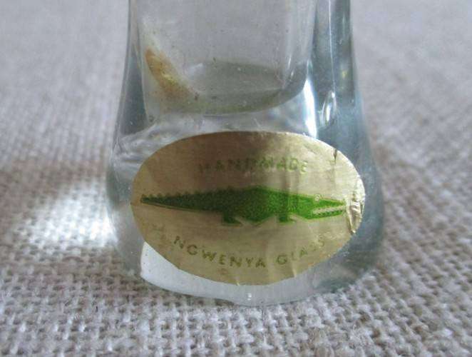 Small Ngwenya glass vase with interesting design