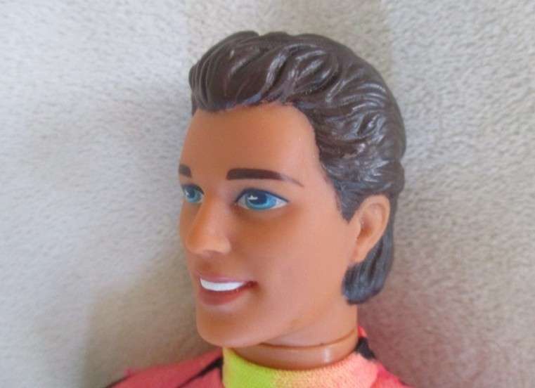 Barbie's boyfriend - 1990's Mattel articulated Ken doll in original outfit - Hot Skating Ken?