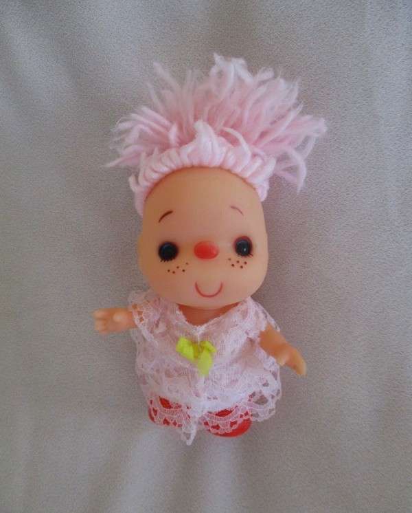 Two cute small collectable vintage 1980's Ice Cream dolls