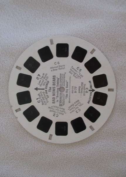 Three vintage 1977 View-Master reels plus read-along story booklet - The Bad News Bears