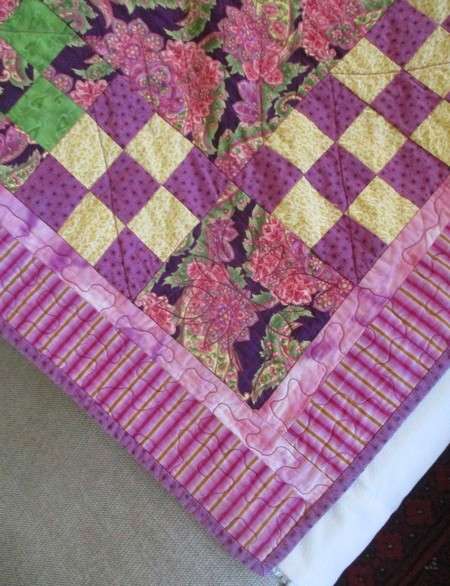 The most beautiful hand made patchwork quilt/throw
