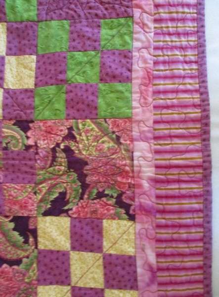 The most beautiful hand made patchwork quilt/throw
