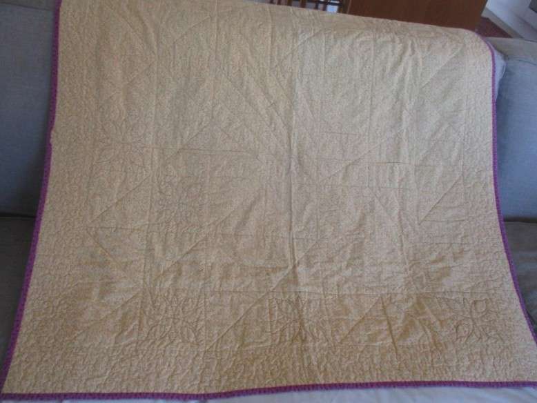 The most beautiful hand made patchwork quilt/throw