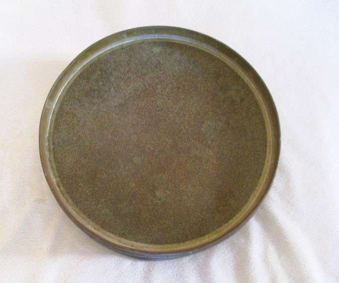 A very old antique gold panning sieve made in England