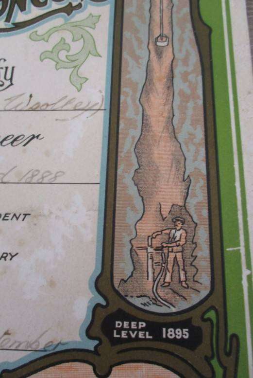 Ultra rare historical document - A Rand Pioneer's certificate