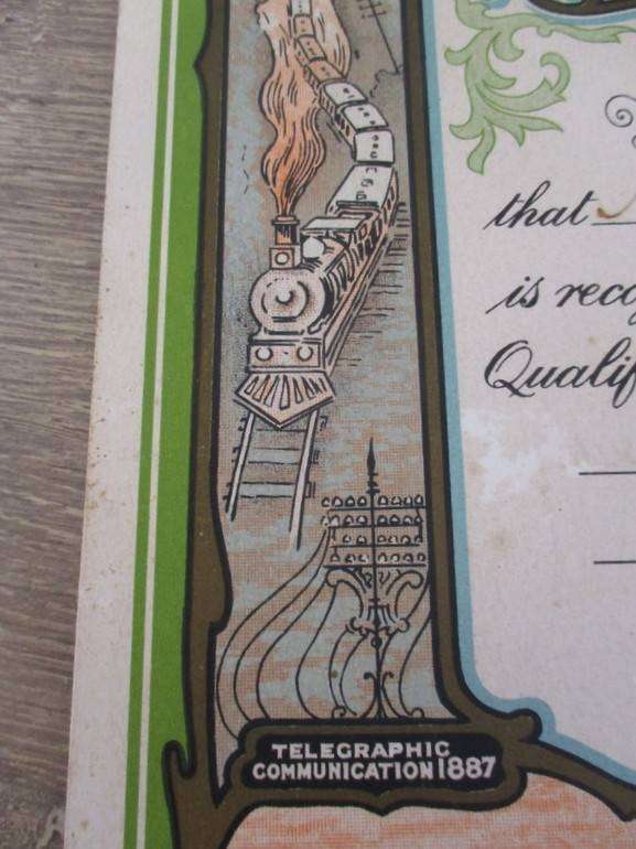 Ultra rare historical document - A Rand Pioneer's certificate