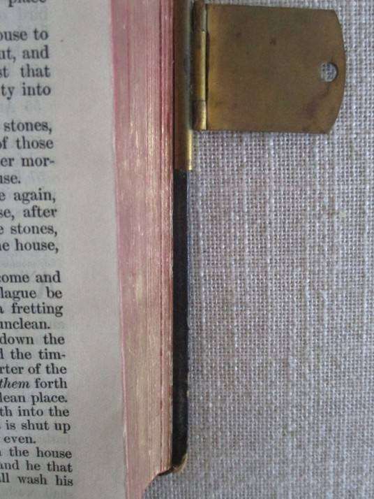 Circa 1907 - The Palestine Pictorial Bible - old antique Bible with brass clasp