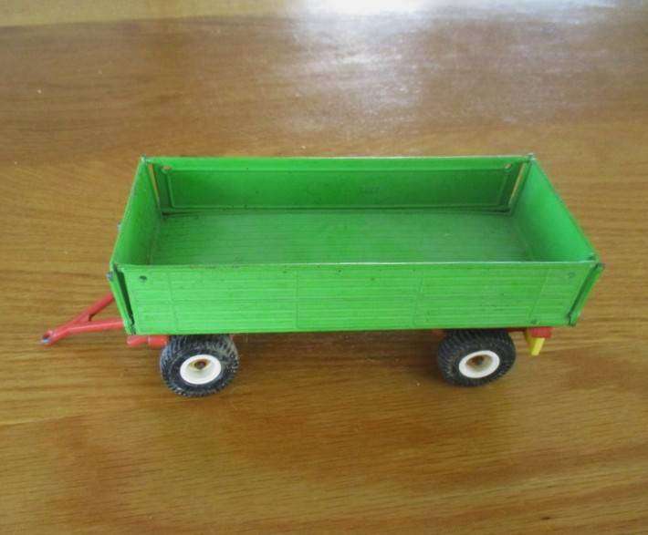 Made in W. Germany - vintage Siku twin-axled/tandem-axled trailer