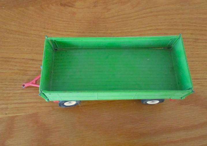 Made in W. Germany - vintage Siku twin-axled/tandem-axled trailer