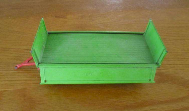 Made in W. Germany - vintage Siku twin-axled/tandem-axled trailer