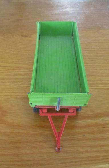 Made in W. Germany - vintage Siku twin-axled/tandem-axled trailer