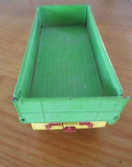 Made in W. Germany - vintage Siku twin-axled/tandem-axled trailer