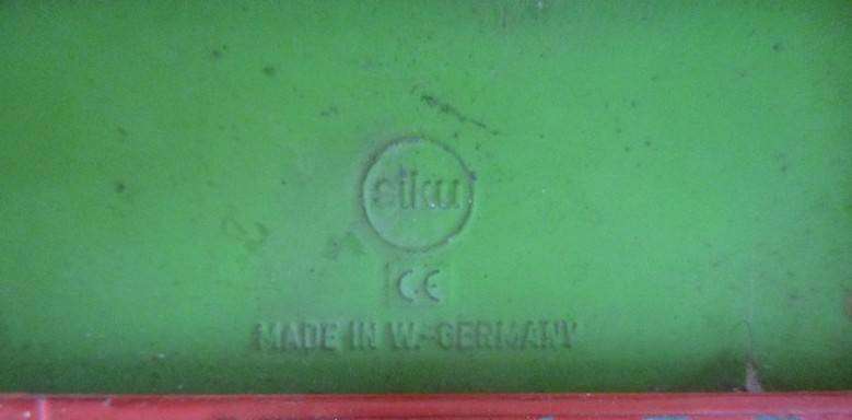 Made in W. Germany - vintage Siku twin-axled/tandem-axled trailer