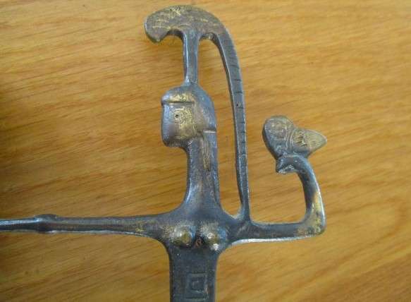 For Charlbenade 2 only - Large vintage Bronze Etruscan statue - Frederic Weinberg MCM style