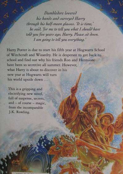 First edition hard cover plus dust cover - Harry Potter and the order of the Phoenix