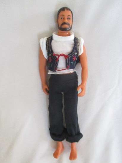 Collectable vintage 1960's  Action/Ken clone Gypsy doll made in Hong Kong