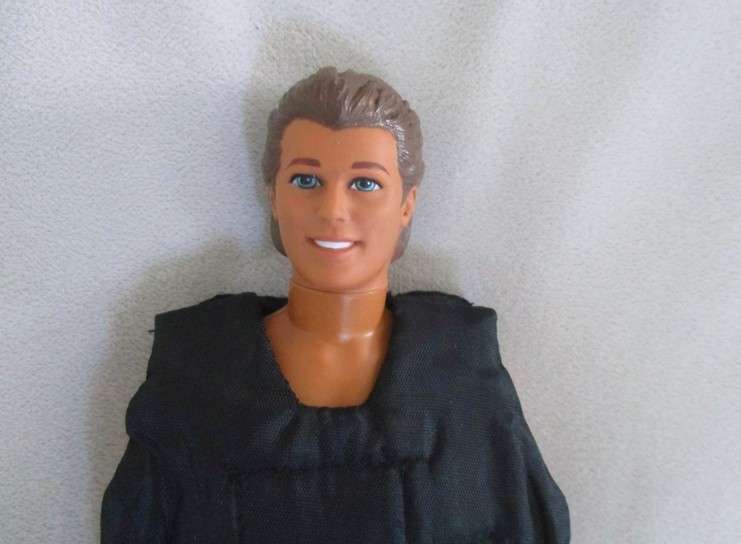 Barbie's boyfriend -  Mattel Ken doll with light brown hair - ready for the beach!