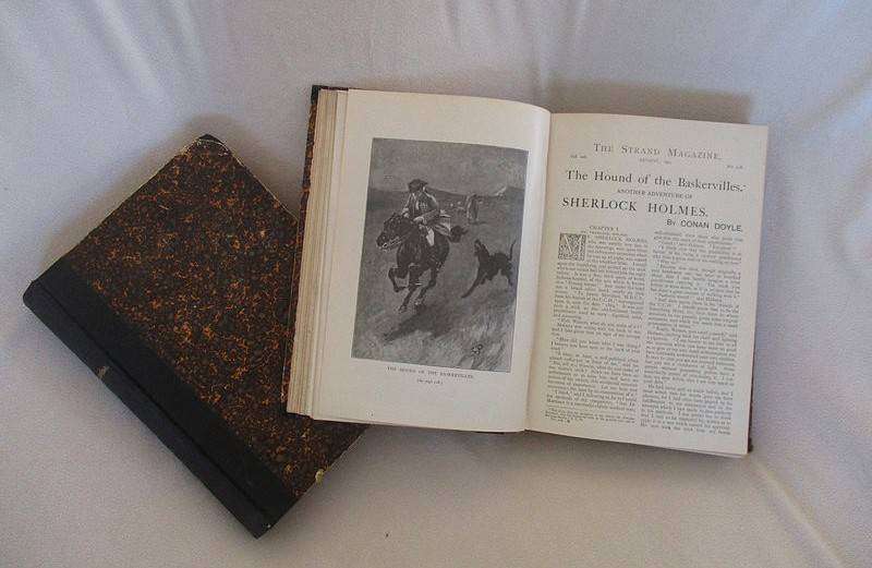 RARE!! VERY FIRST publication of Sherlock Holmes Hound of the Baskervilles (vol 22 & 23 Strand Mag.)